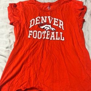 nfl Denver broncos tee shirt size l
